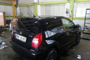 Citroen C2 temnenje stekel